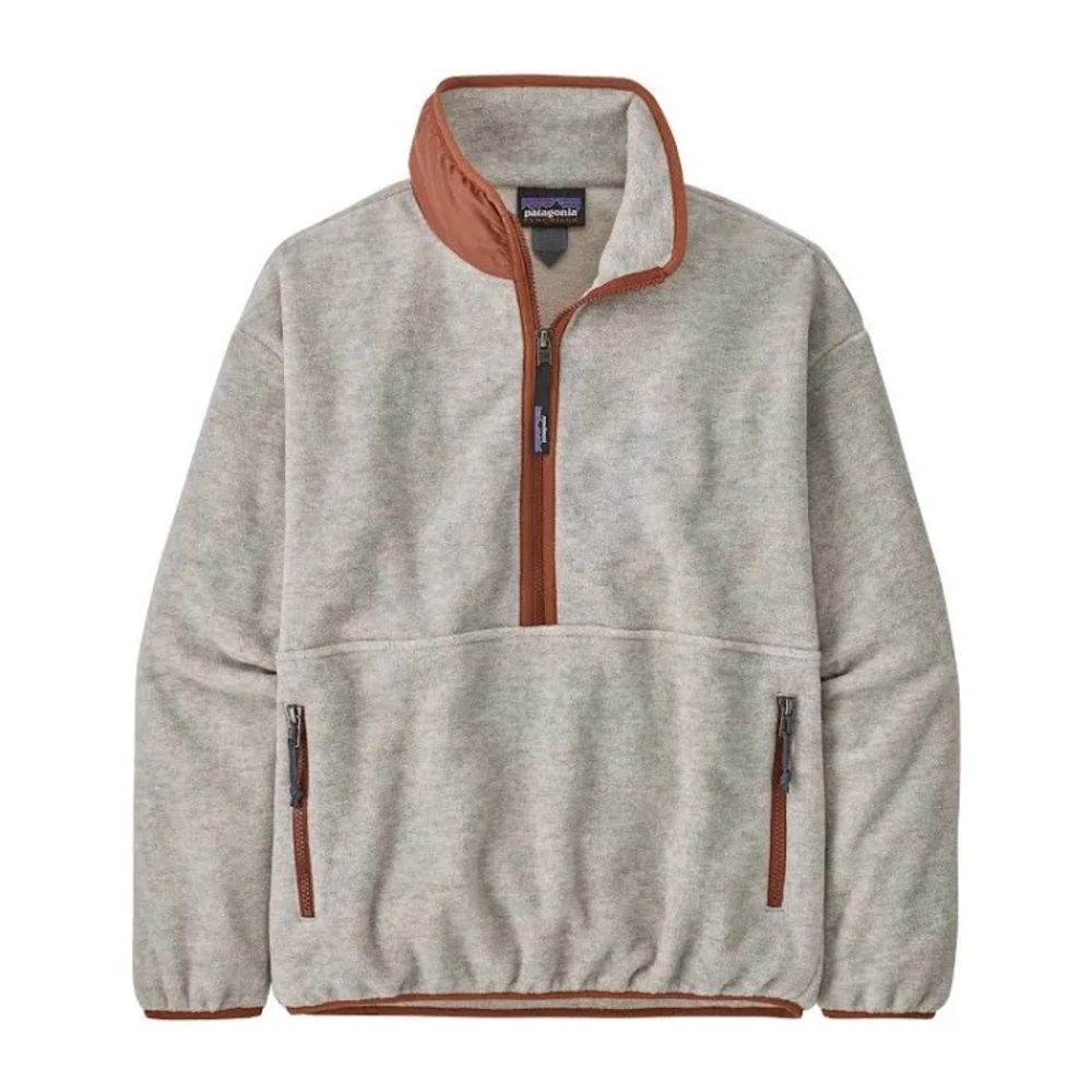 Patagonia Synchilla Marsupial Oat and Burnt Orange Color Size L